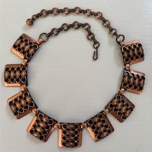 Vintage copper necklace